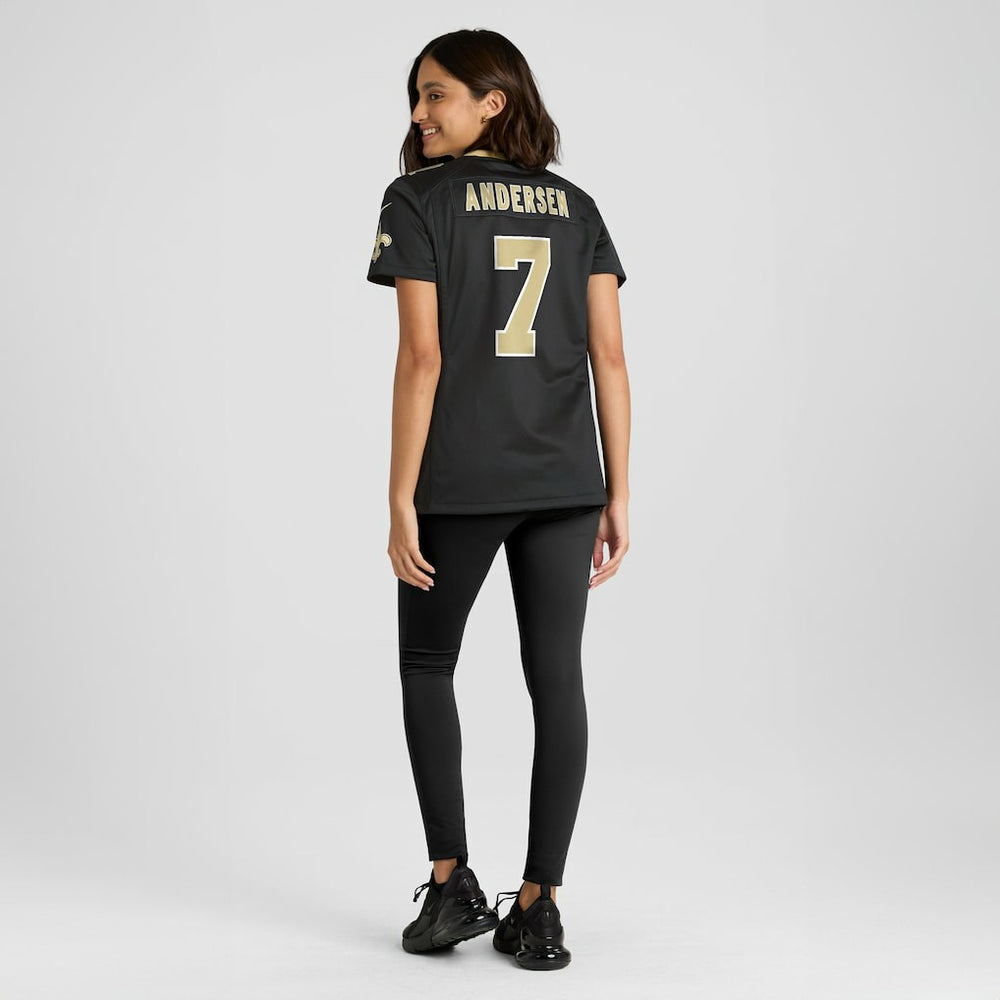 New Orleans Saints Nike Morten Andersen  Women's Game Retired Player Jersey