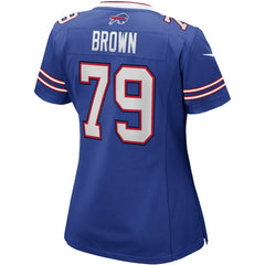 Buffalo Bills Nike Ruben Brown  Women's Game Retired Player Jersey