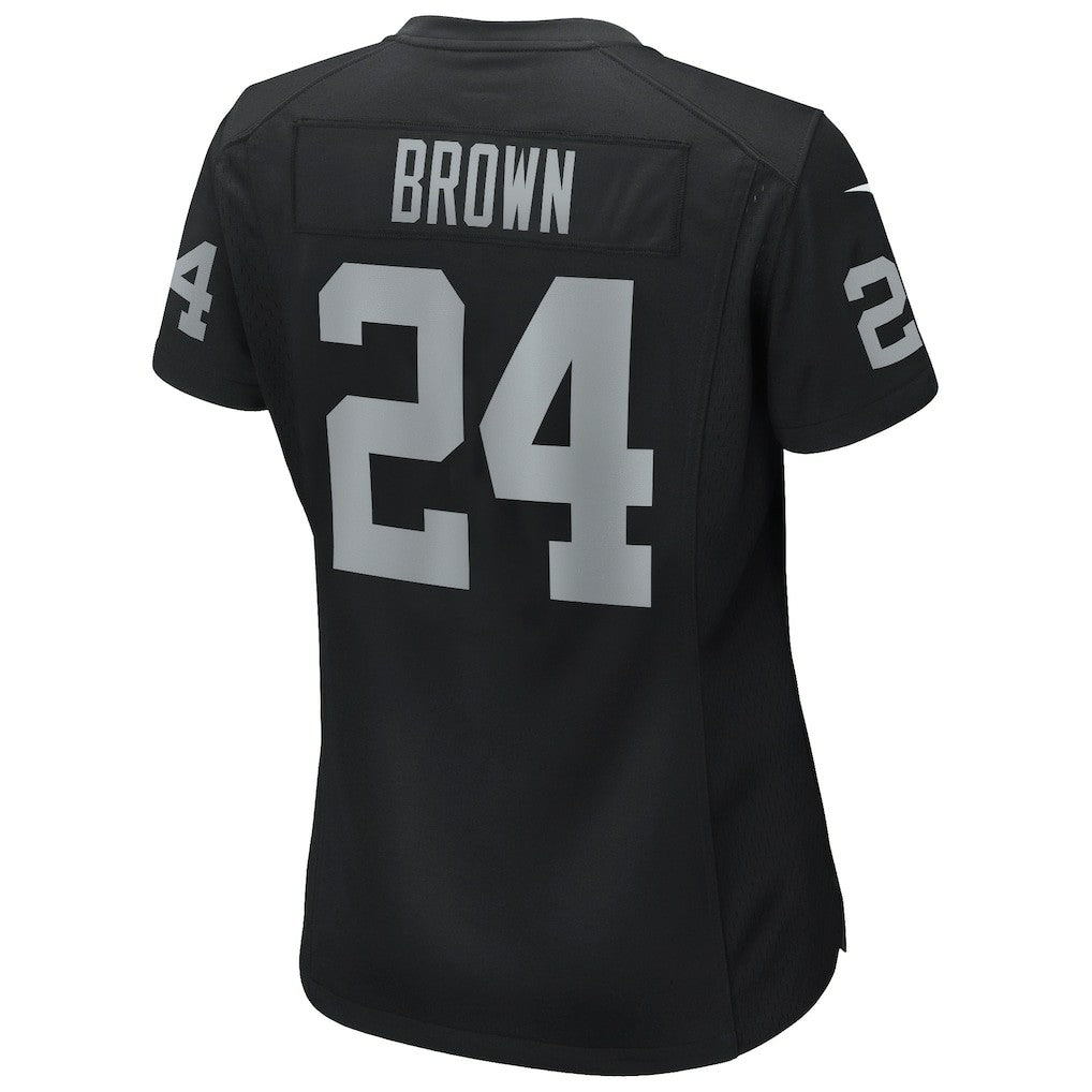 Las Vegas Raiders Nike Willie Brown  Women's Game Retired Player Jersey