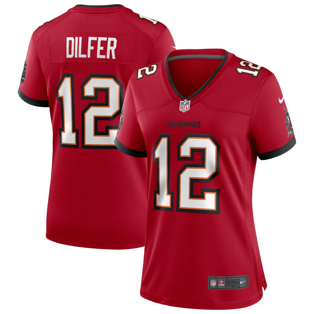 Tampa Bay Buccaneers Nike Trent Dilfer  Women's Game Retired Player Jersey