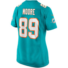 Miami Dolphins Nike Nat Moore  Women's Game Retired Player Jersey