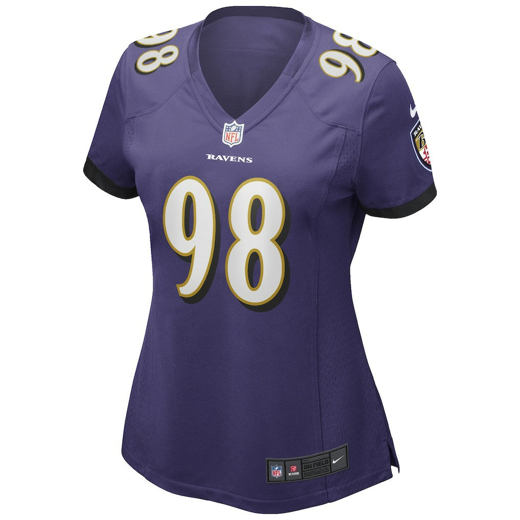 Baltimore Ravens Nike Tony Siragusa  Women's Game Retired Player Jersey