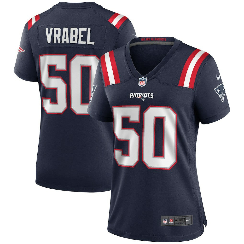 New England Patriots Nike Mike Vrabel  Women's Game Retired Player Jersey