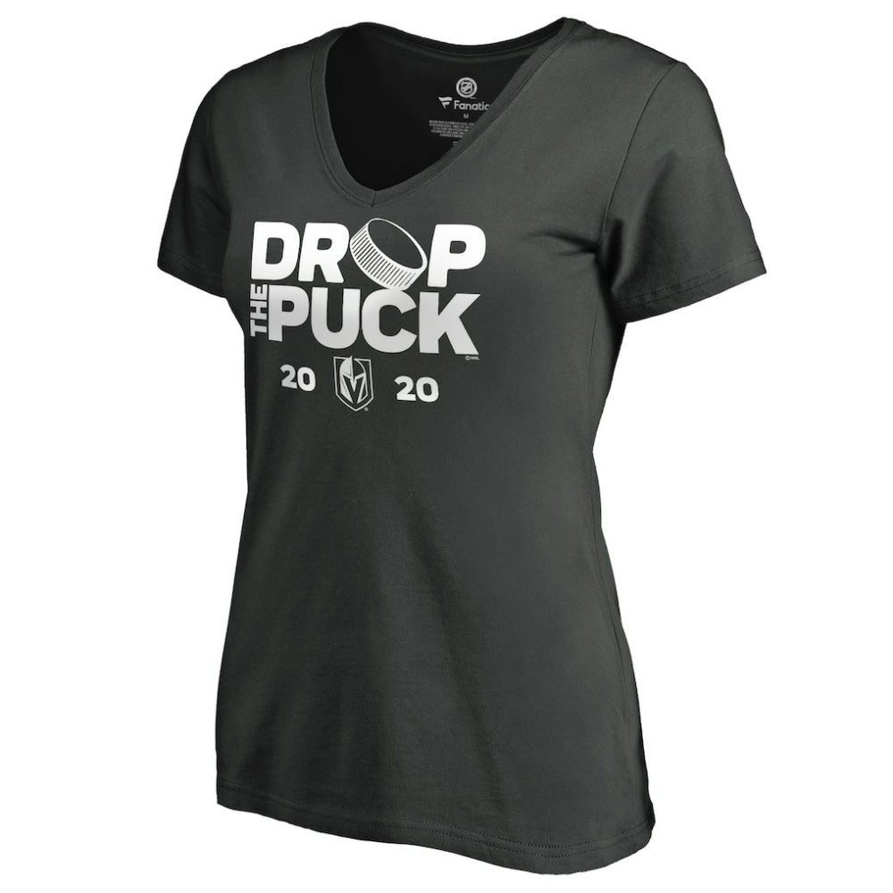 Vegas Golden Knights Women's Drop the Puck V-Neck T-Shirt Discount