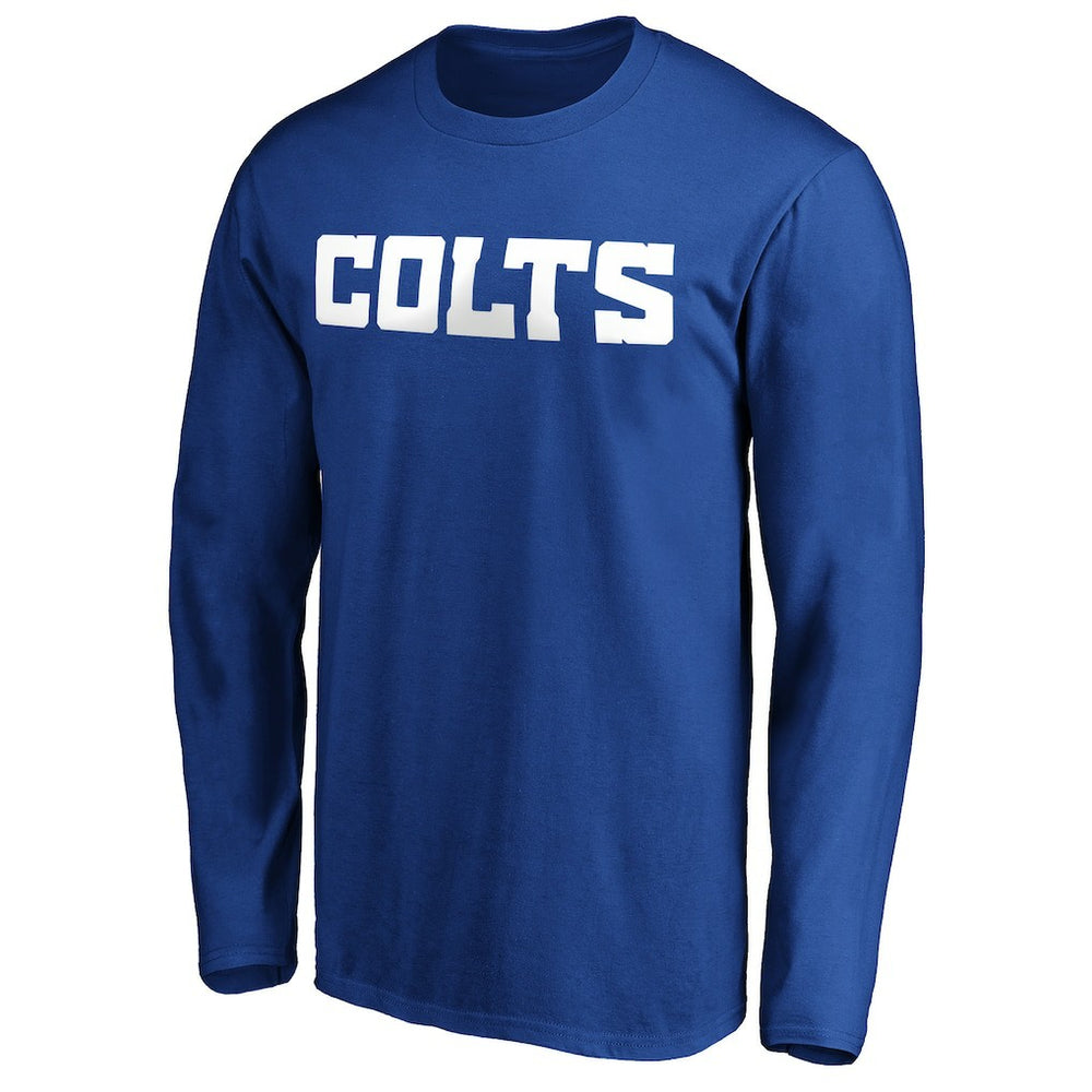 Indianapolis Colts  #1 Dad Long Sleeve Team Logo T-Shirt