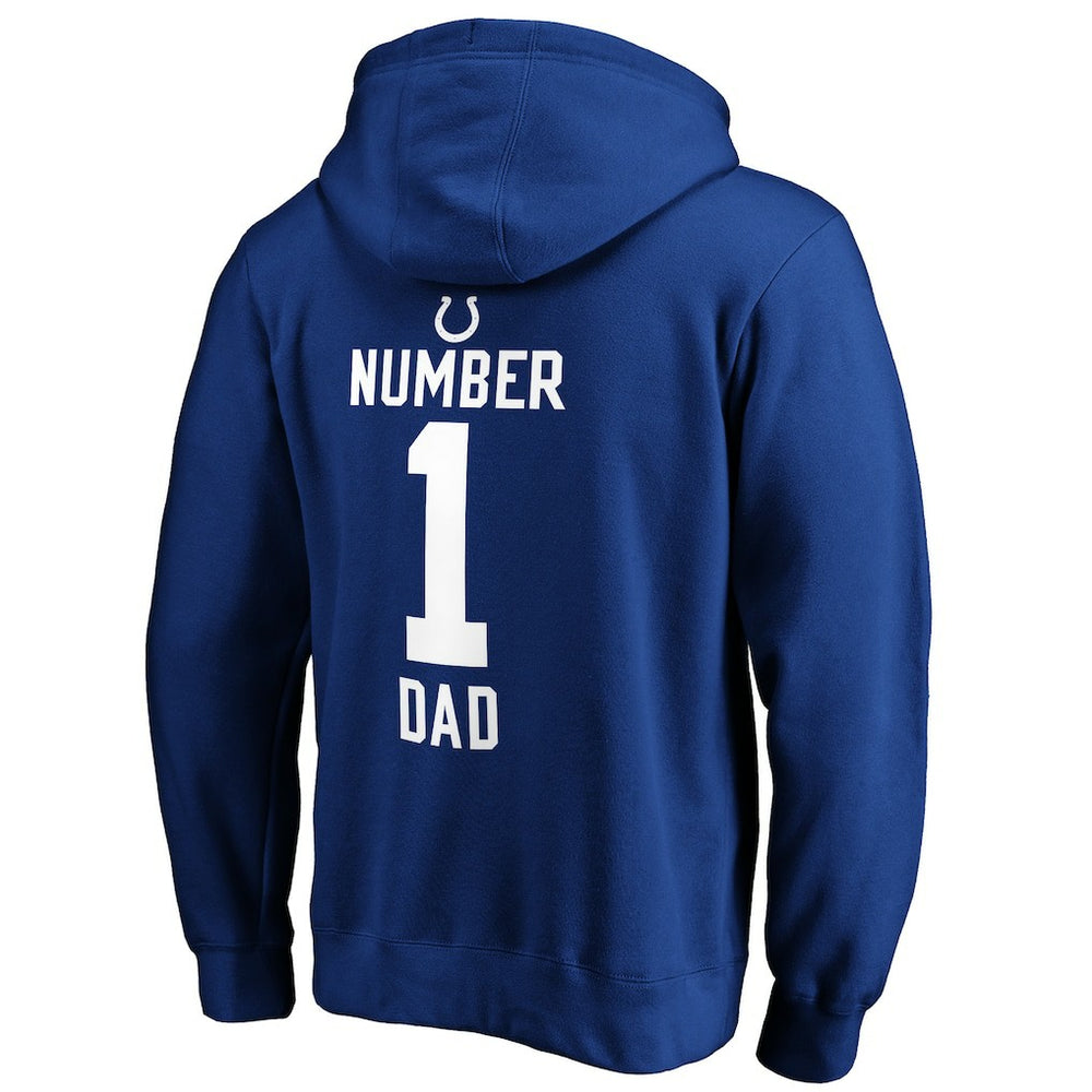 Indianapolis Colts  #1 Dad Pullover Hoodie