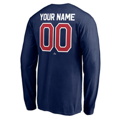 Atlanta Braves Personalized Winning Streak Name & Number Long Sleeve T-Shirt | MLB Near me