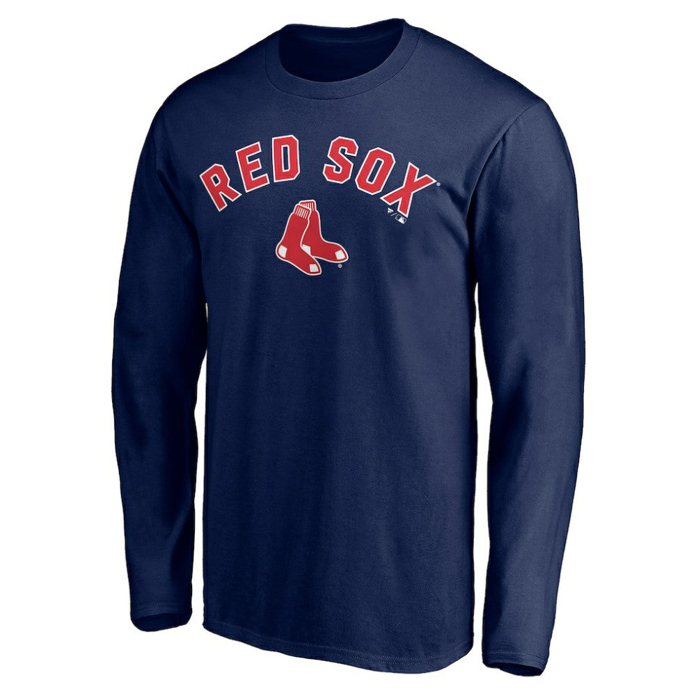 Boston Red Sox Personalized Winning Streak Name & Number Long Sleeve T-Shirt | MLB New