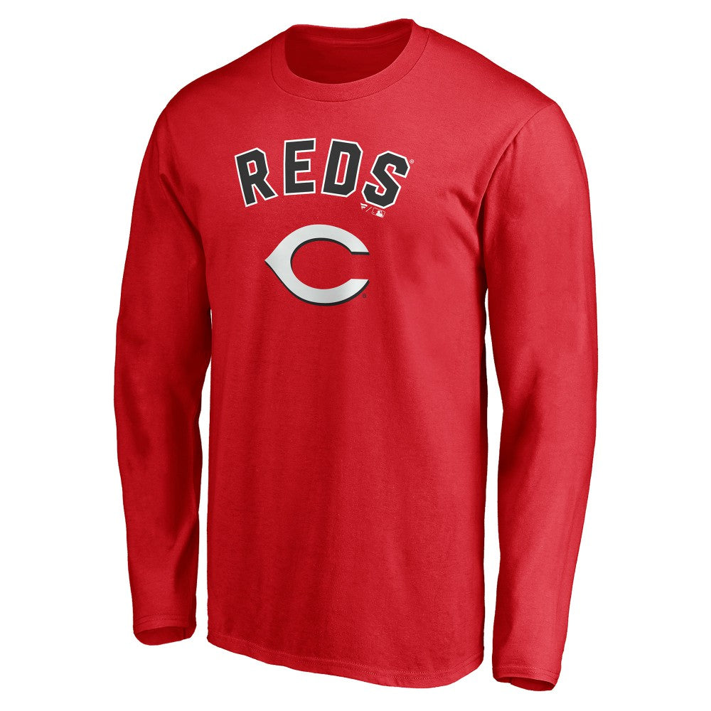 Cincinnati Reds Personalized Winning Streak Name & Number Long Sleeve T-Shirt | MLB Shop