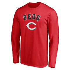 Cincinnati Reds Personalized Winning Streak Name & Number Long Sleeve T-Shirt | MLB Shop
