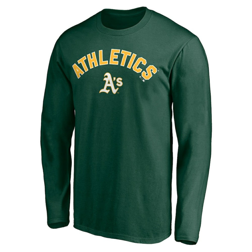 Athletics Personalized Winning Streak Name & Number Long Sleeve T-Shirt | MLB Shop