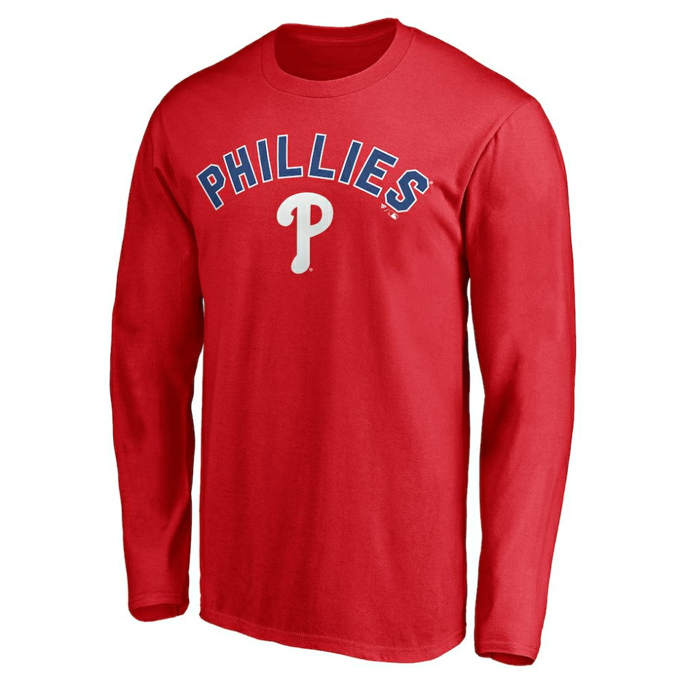 Philadelphia Phillies Personalized Winning Streak Name & Number Long Sleeve T-Shirt | MLB Discount
