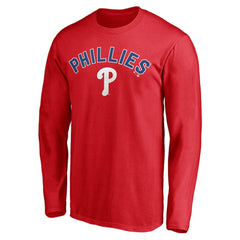 Philadelphia Phillies Personalized Winning Streak Name & Number Long Sleeve T-Shirt | MLB Discount