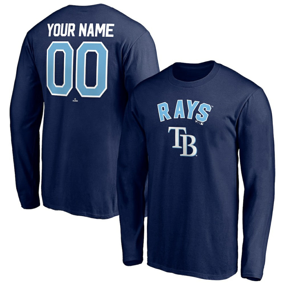Tampa Bay Rays Personalized Winning Streak Name & Number Long Sleeve T-Shirt | MLB New