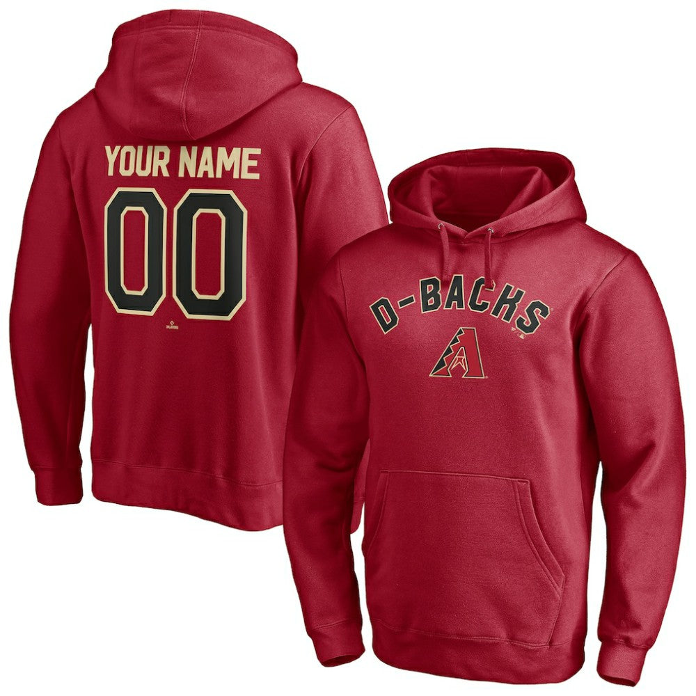 Arizona Diamondbacks Personalized Winning Streak Name & Number Pullover Hoodie | MLB New