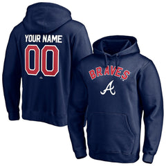 Atlanta Braves Personalized Winning Streak Name & Number Pullover Hoodie | MLB Discount