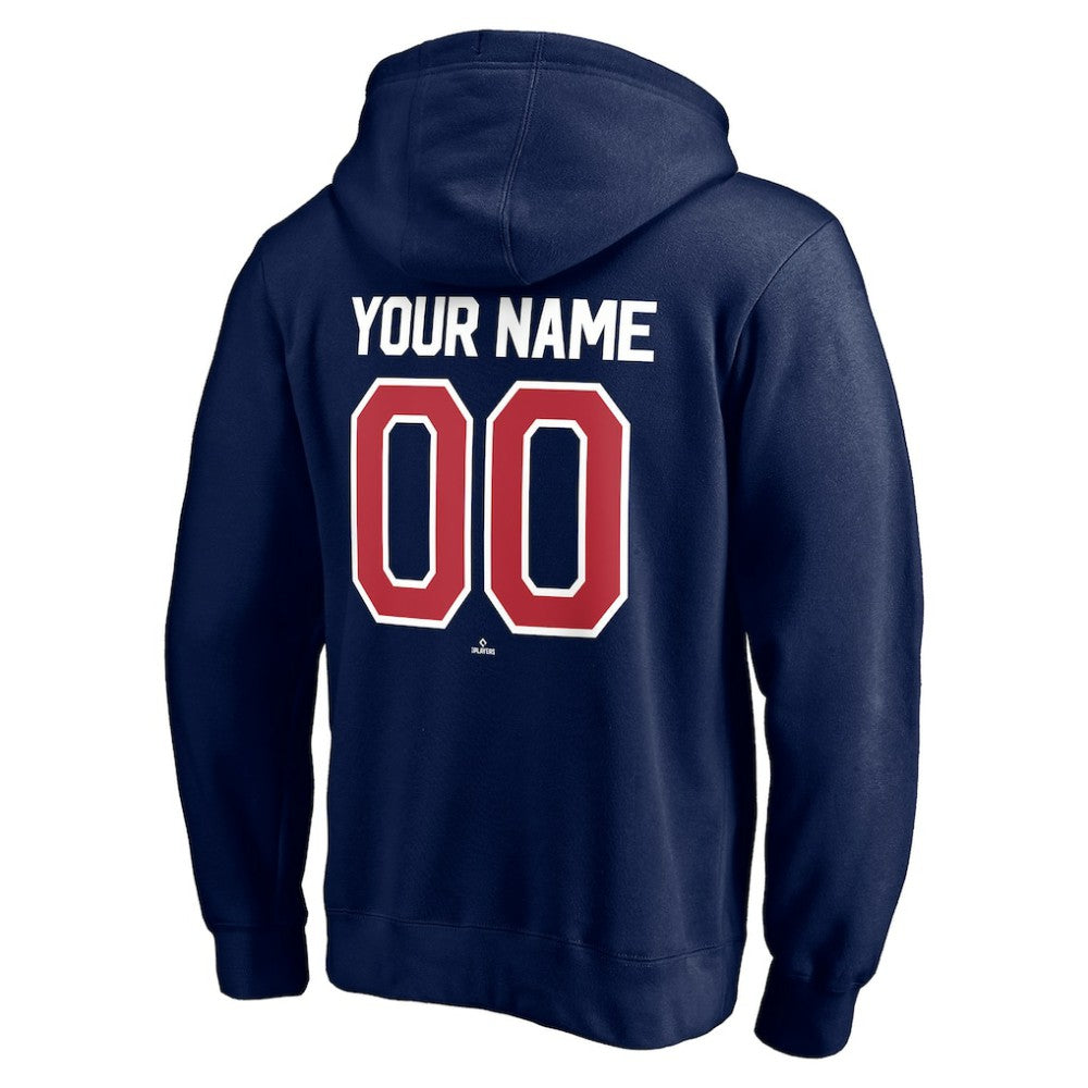 Atlanta Braves Personalized Winning Streak Name & Number Pullover Hoodie | MLB Discount