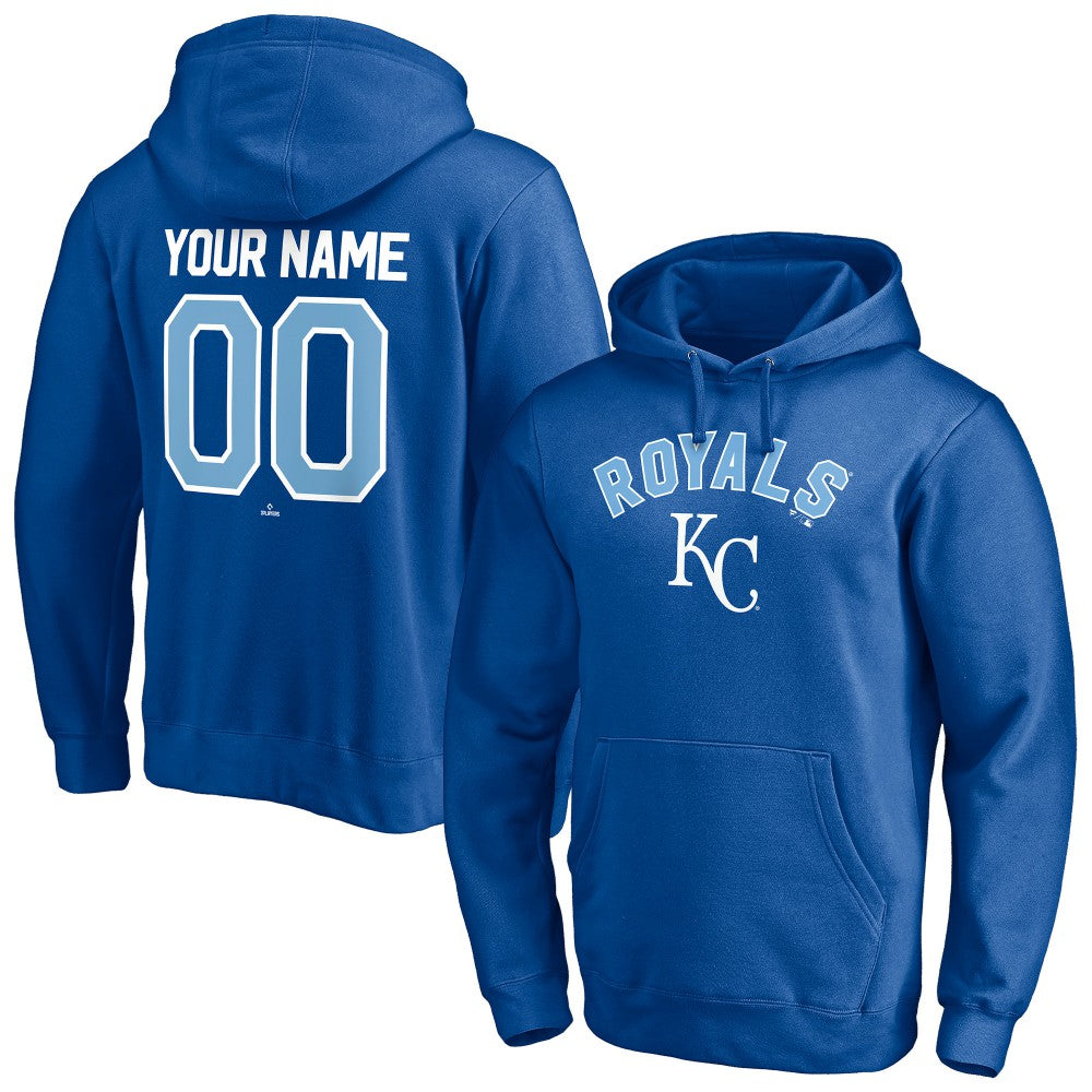 Kansas City Royals Personalized Winning Streak Name & Number Pullover Hoodie | MLB Discount