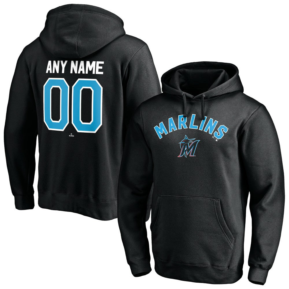 Miami Marlins Personalized Winning Streak Name & Number Pullover Hoodie | MLB US