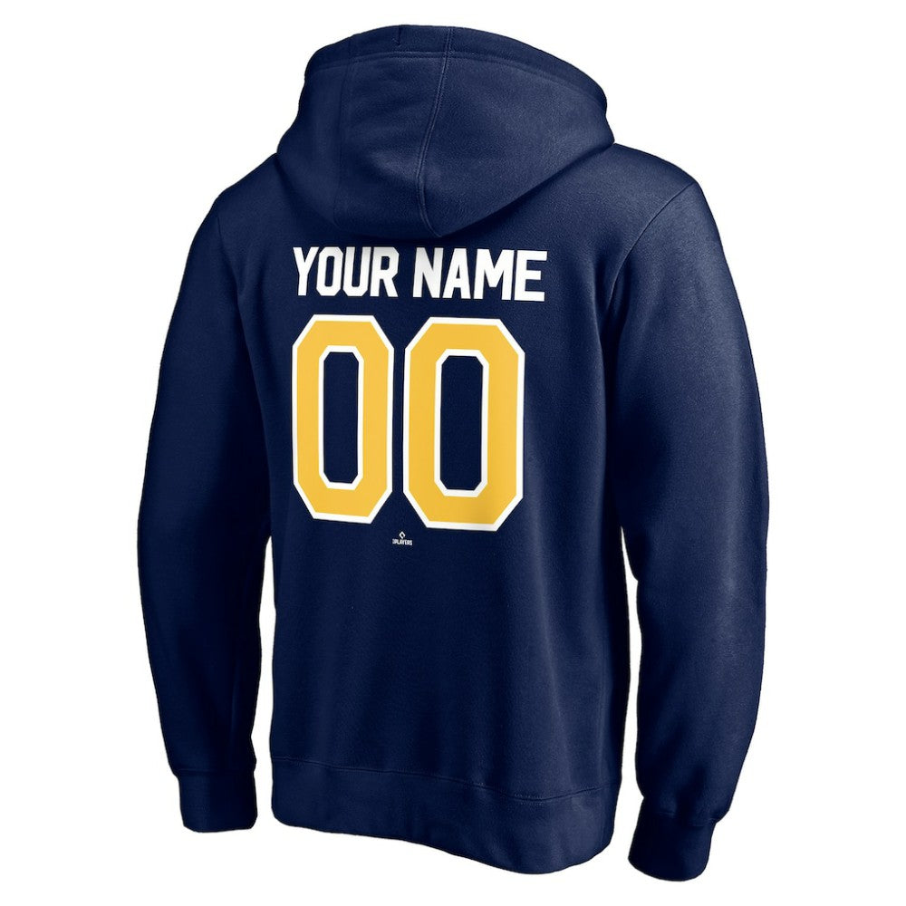 Milwaukee Brewers Personalized Winning Streak Name & Number Pullover Hoodie | MLB US