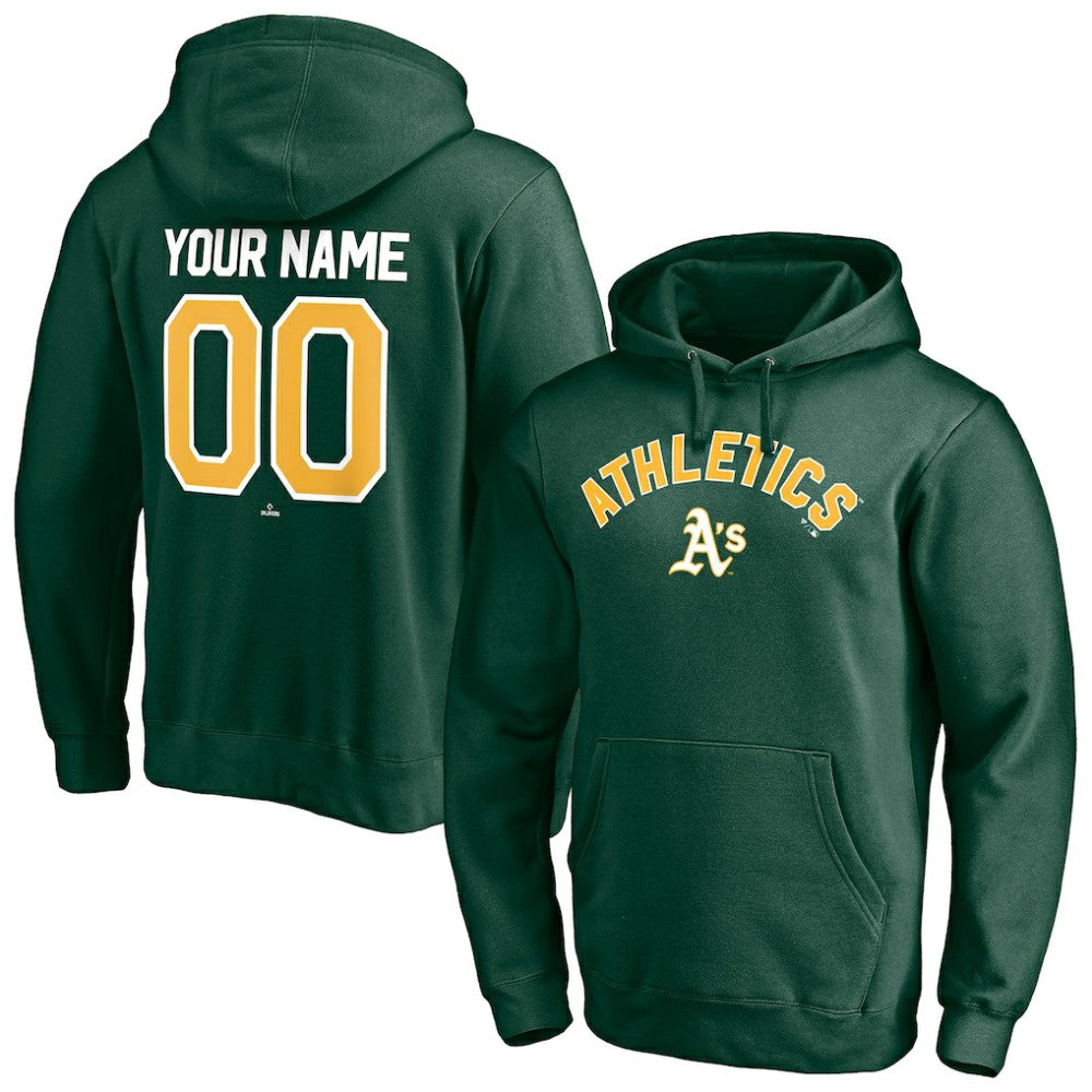Athletics Personalized Winning Streak Name & Number Pullover Hoodie | MLB New