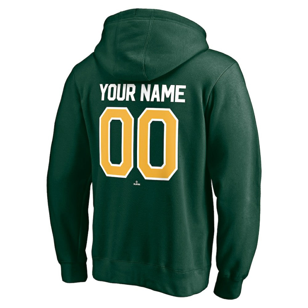 Athletics Personalized Winning Streak Name & Number Pullover Hoodie | MLB New