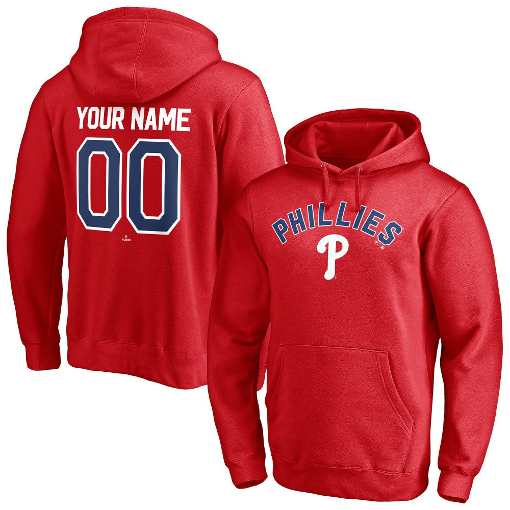 Philadelphia Phillies Personalized Winning Streak Name & Number Pullover Hoodie | MLB On Sale
