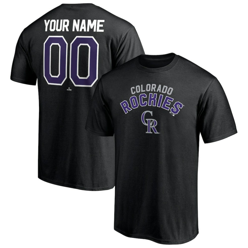 Colorado Rockies Personalized Team Winning Streak Name & Number T-Shirt | MLB Shop
