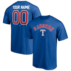 Texas Rangers Personalized Team Winning Streak Name & Number T-Shirt | MLB US