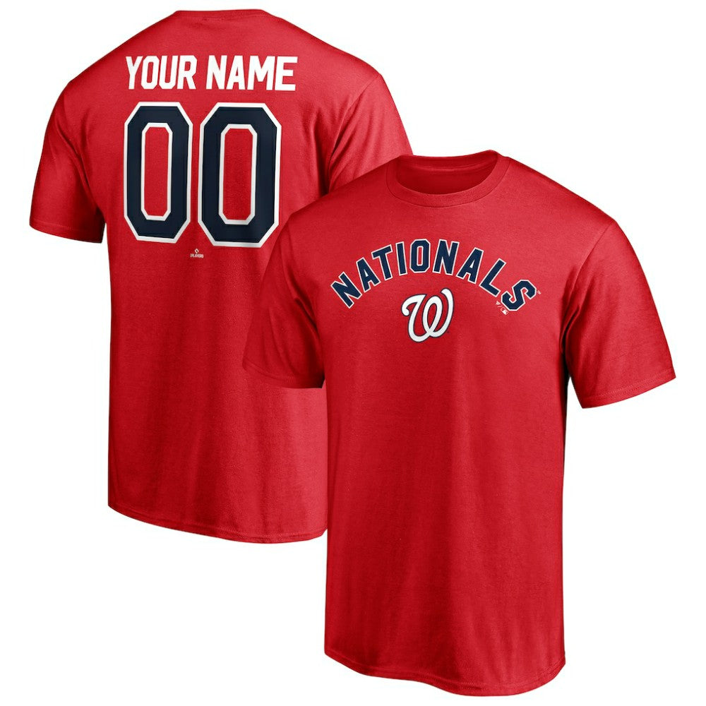 Washington Nationals Personalized Team Winning Streak Name & Number T-Shirt | MLB Near me