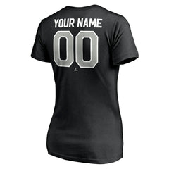 Chicago White Sox Women's Personalized Winning Streak Name & Number V-Neck T-Shirt | MLB Online