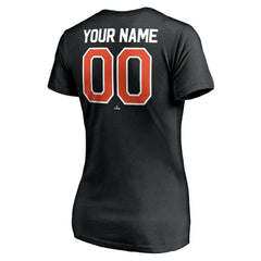 San Francisco Giants Women's Personalized Winning Streak Name & Number V-Neck T-Shirt | MLB Online