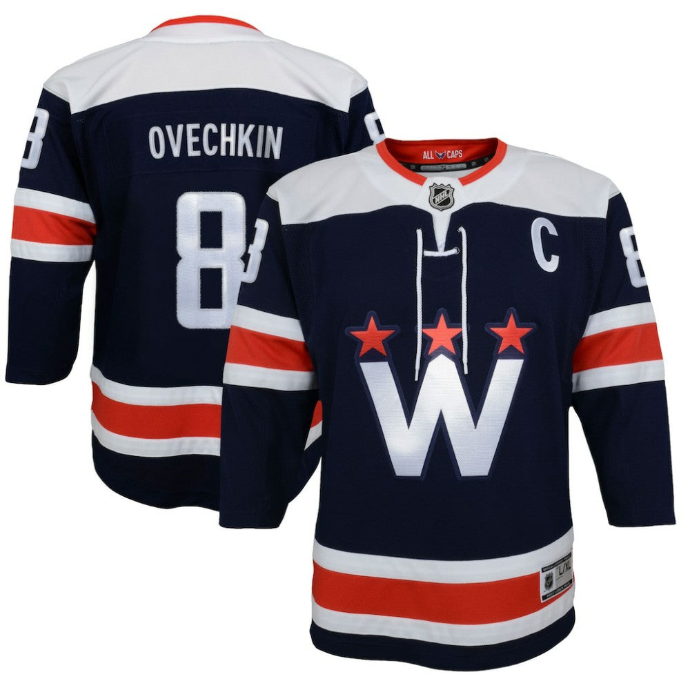 Alexander Ovechkin Washington Capitals Youth 2020/21 Alternate Premier Player Jersey On Sale