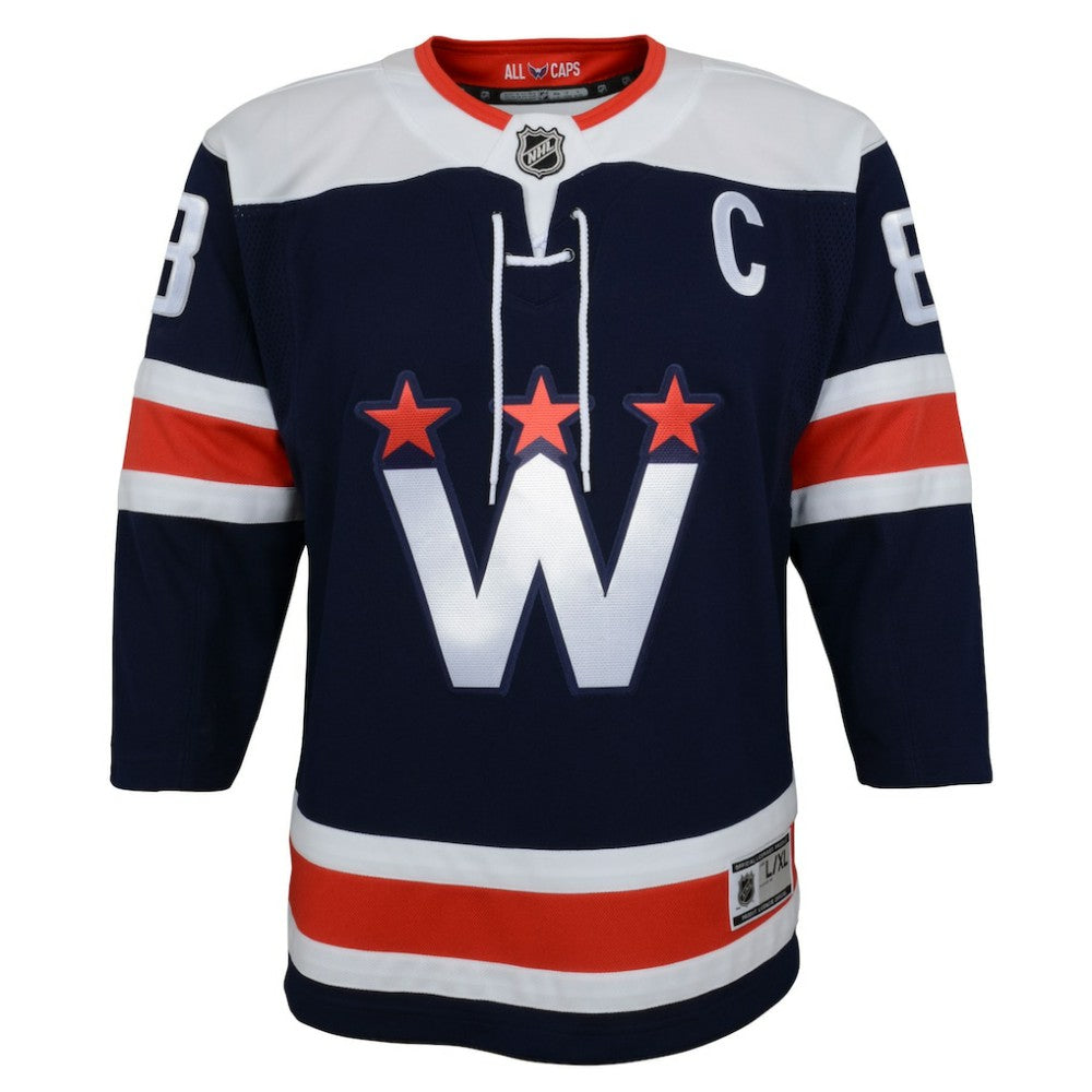 Alexander Ovechkin Washington Capitals Youth 2020/21 Alternate Premier Player Jersey On Sale