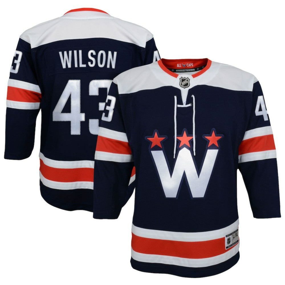 Tom Wilson Washington Capitals Youth 2020/21 Alternate Premier Player Jersey Outlet