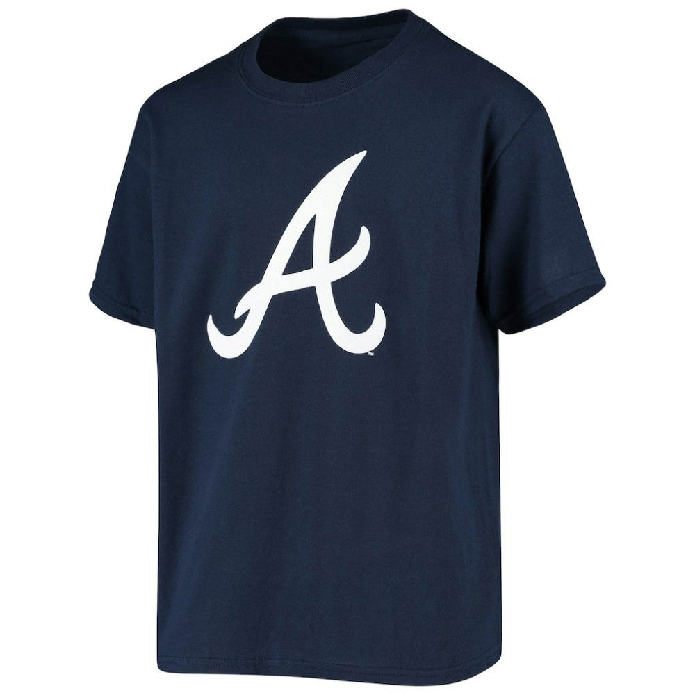 Atlanta Braves Stitches Youth Team Logo T-Shirt | MLB New