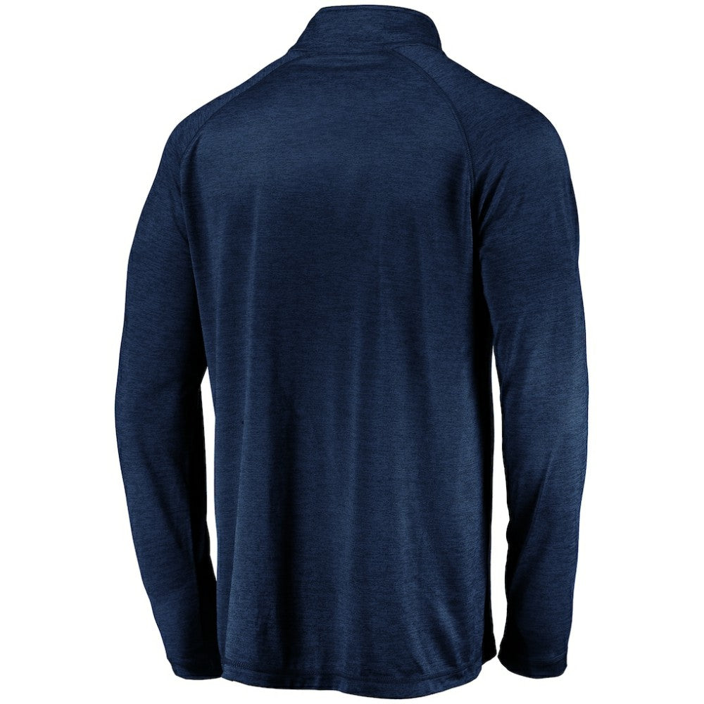 Seattle Kraken Fanatics Primary Logo Quarter-Zip Pullover Fleece Jacket On Sale
