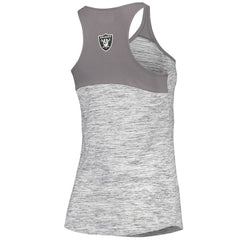 Las Vegas Raiders New Era Women's Space Dye Racerback Scoop Neck Tank Top