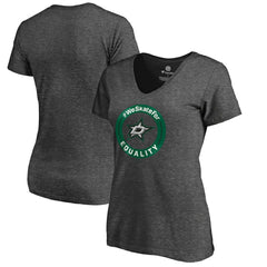 Dallas Stars Women's #WeSkateFor V-Neck T-Shirt Sale