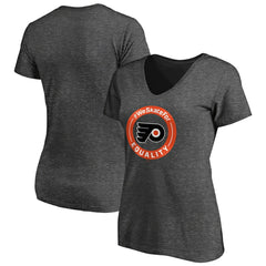 Philadelphia Flyers Women's #WeSkateFor V-Neck T-Shirt For Sale