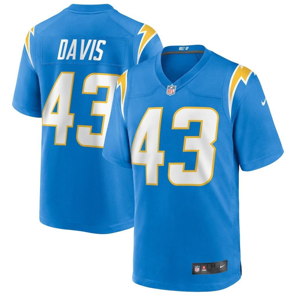 Los Angeles Chargers Nike Michael Davis  Game Jersey