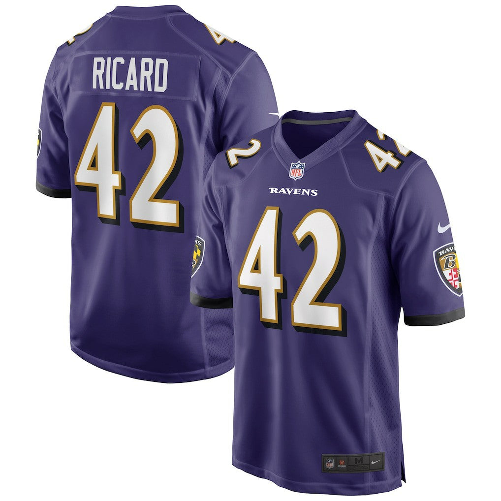 Baltimore Ravens Nike Patrick Ricard  Game Jersey