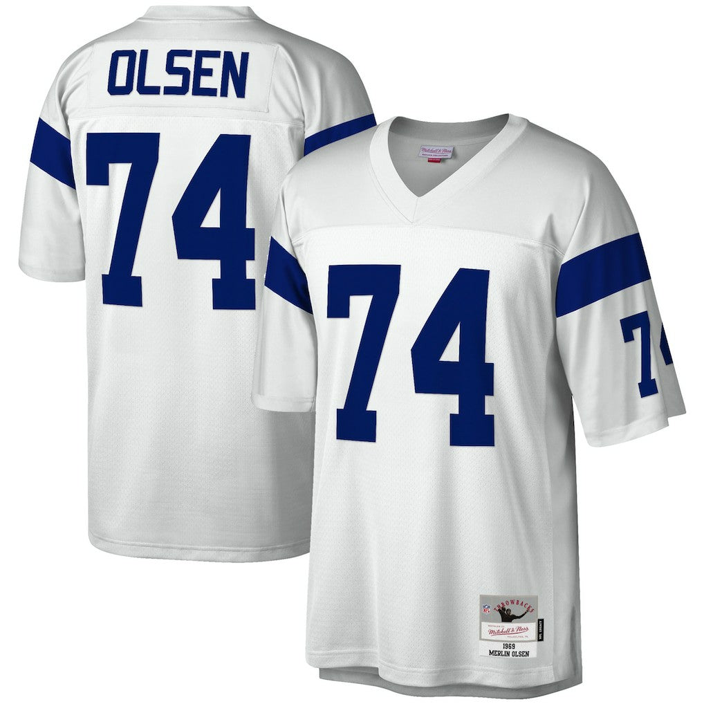 Los Angeles Rams Mitchell & Ness Merlin Olsen  Legacy Replica Jersey