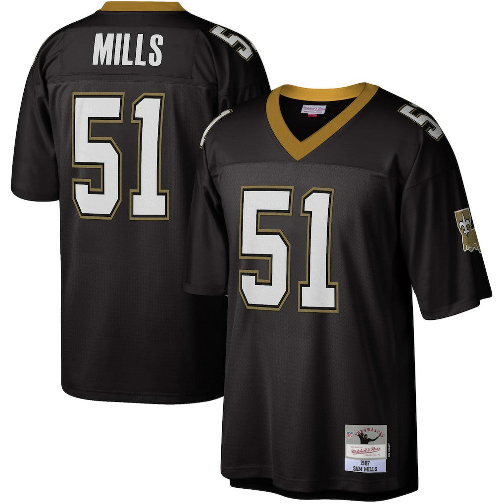 New Orleans Saints Mitchell & Ness Sam Mills  Legacy Replica Jersey
