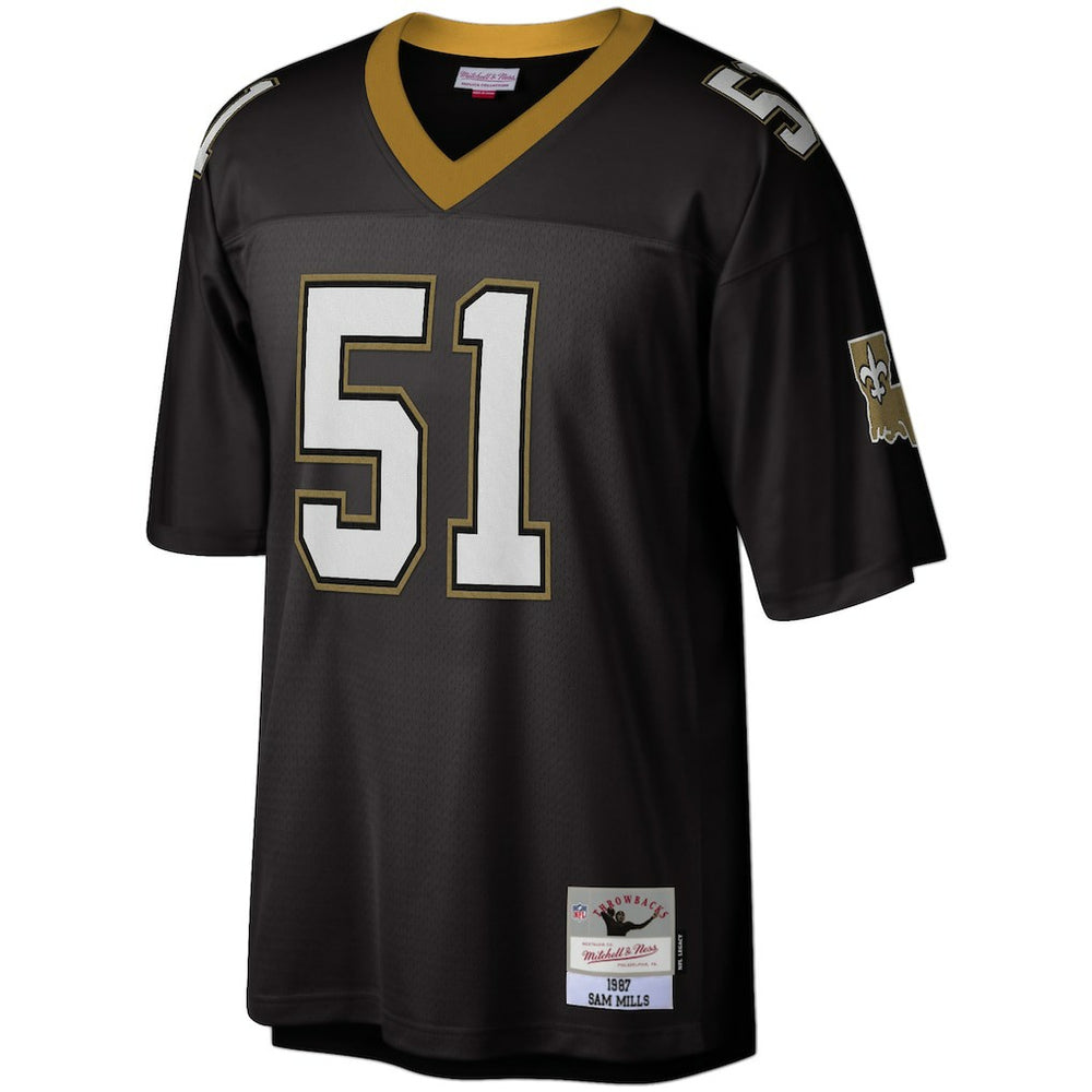 New Orleans Saints Mitchell & Ness Sam Mills  Legacy Replica Jersey