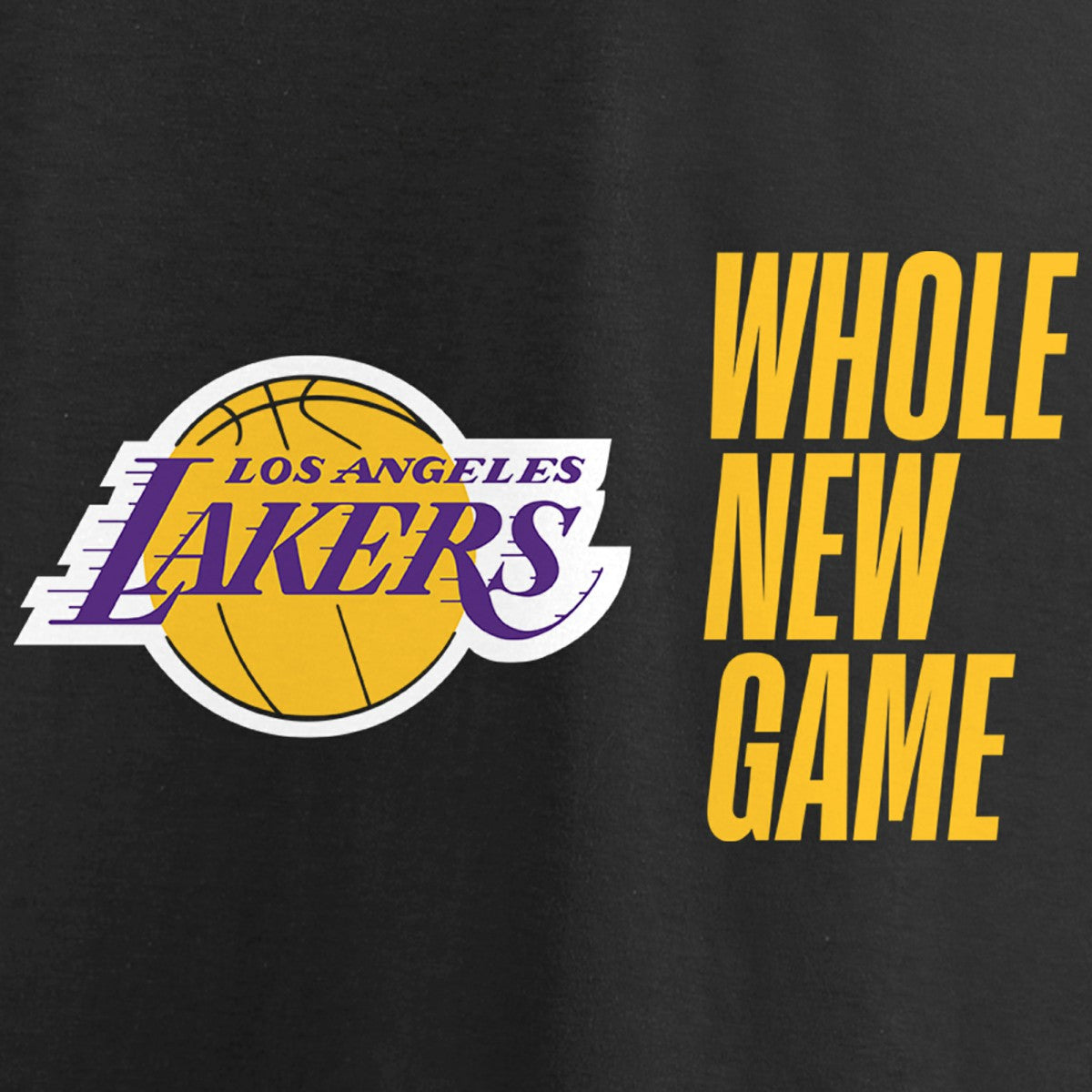 Los Angeles Lakers Whole New Game Team T-Shirt Outlet