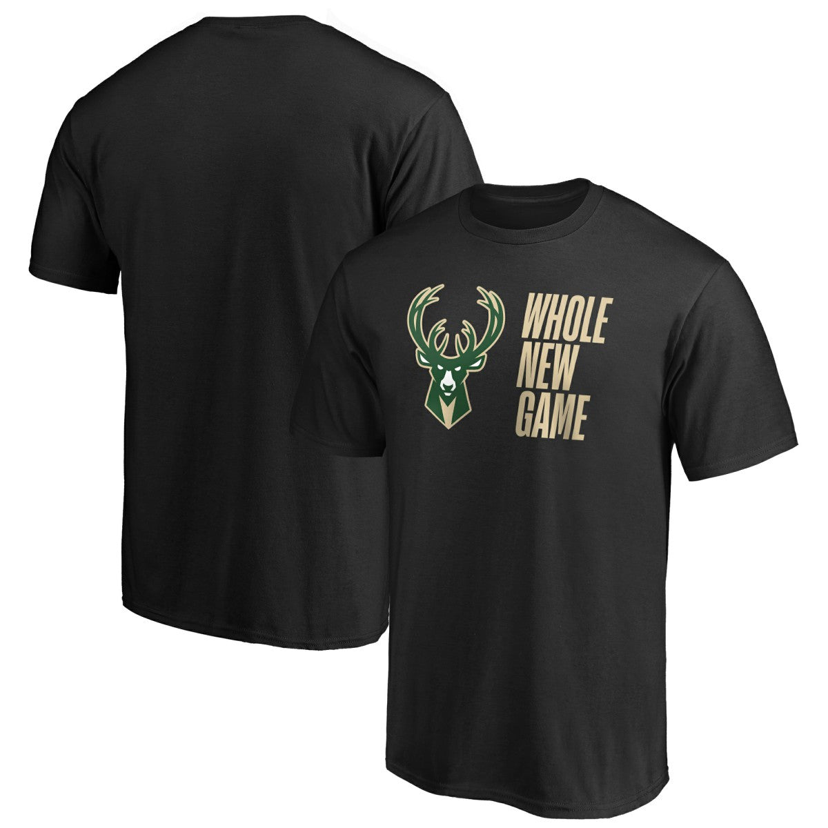Milwaukee Bucks Whole New Game Team T-Shirt Discount