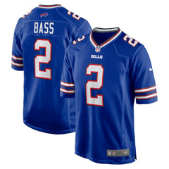 Buffalo Bills Nike Tyler Bass  Game Player Jersey