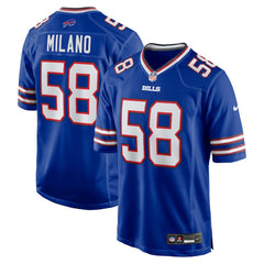 Buffalo Bills Nike Matt Milano  Game Player Jersey