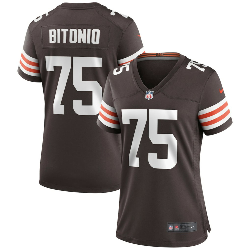 Cleveland Browns Nike Joel Bitonio  Women's Game Jersey
